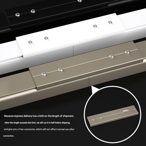 Riel de aluminio de 480 cm monocarril blanco para instalación en techo 6