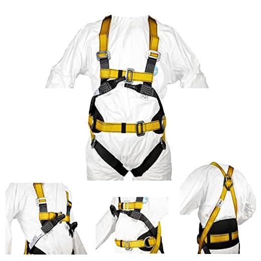 IMBRACATURA comfort ANTICADUTA 4 punti d’ancoraggio omologata CE, protezione anticaduta sospensione in aria sicurezza personale, cintura comfort, imbracatura tessile anticaduta via ferrata arrampicata