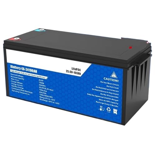 Inversor Batería LiFePO4 De 50 Ah 100 Ah 200 Ah 12 V 24 V BMS Recargable para Autocaravanas Y Sistemas Solares. Inversor de Corriente(12V 200AH)