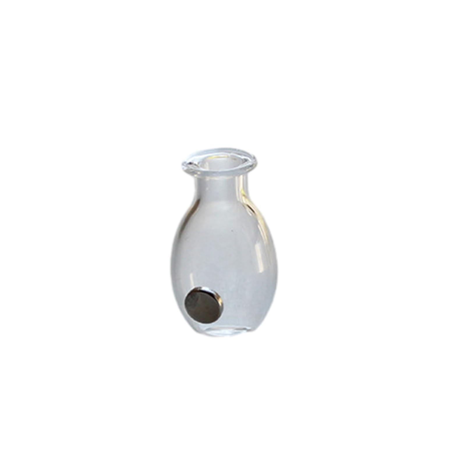 anwhriet Mini Glass Vase Refrigerator Magnet, 3D Decorative Flower Holder for Fridge, Aesthetic Kitchen Decor, Small Magnetic Plant Vase for Office Locker, 2.8cm x 1.7cm A