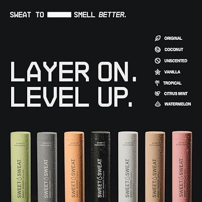 Sports Research Sweet Sweat Workout Enhancer Gel to Maximize Your Exercise & Sweat Faster - 6.4oz Stick