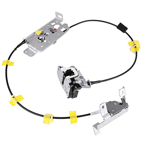 F4TZ-15219A65-A Door Latch Lock Assembly Front Left Driver Side for 1992 1993 1994 1995 1996 1997 Ford F350 F250 F150 Bronco LH Side Power Door Latch Lock Actuator Motor Cable Rod Kit F4TZ15219A65A