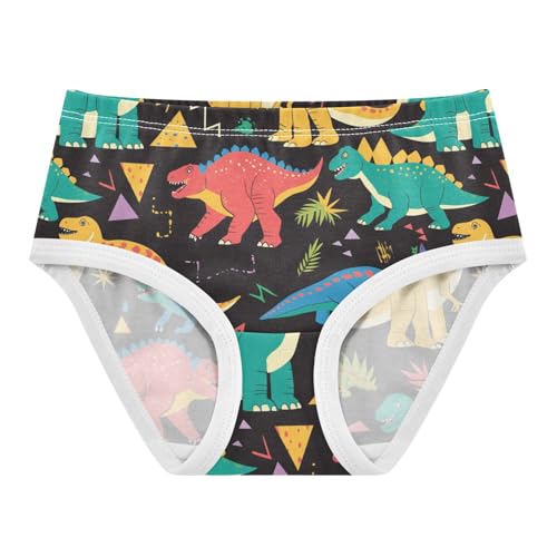 Wusikd Dinosaurs Girls' Underwear Cotton Girls Briefs Soft Toddler Underwear 2T