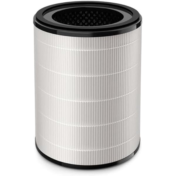 Philips Filtr z Serii 3 Nano Protect, Aktywny Węgiel, Okres Użytkowania 36 miesięcy, Kompatybilny z AC2939, Ochrona przed pyłkami, kurzem, sierścią zwierząt i oparami, Pomieszczenia do 98 m² FY2180/30