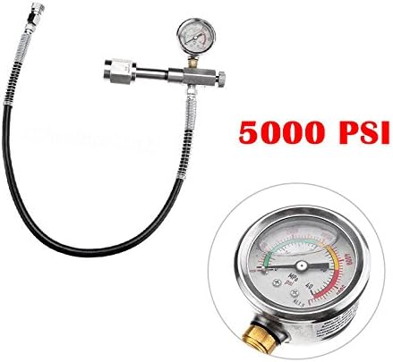 SCBA Paintball Fill Station HPA PCP Charging Adaptor Microbore Hose CGA347 Handy