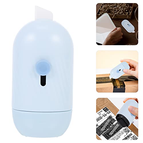 cabilock Rolo de carimbo com proteção de identidade, rolo retrátil, caixa utilitária, abridor de car