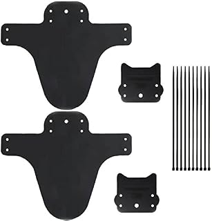 TEKCAM 2 Pcs Mountian Bike Fender, Front and Rear Bicycle Fender Folding Front