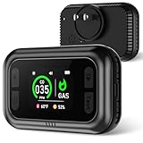 5 in 1 Carbon Monoxide Detectors, Natural Gas Detector with Dual Alarm & Bulit-in Battery, Propane CO Detector Plug in (Temp & Humidity) for Home RV Camping Travel (Black)
