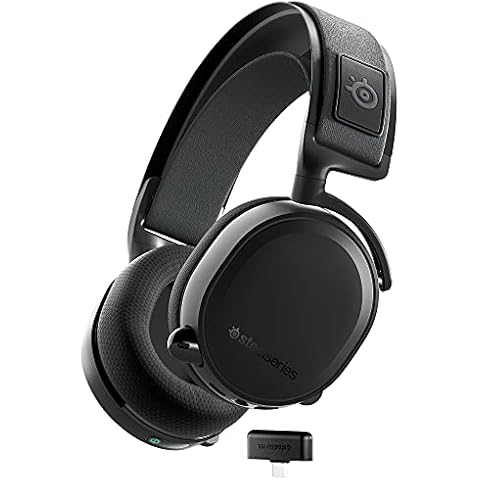SteelSeries Arctis 7+ - Wireless Gaming-Headset - Verlustfreie 2,4 GHz-Verbindung - 30 Stunden Akkulaufzeit - Für PC, PS5, PS4, Mac, Android und Switch - Schwarz Cover