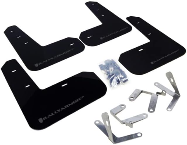 Rally Armor 13+ BRZ / 13+ Scion FR-S UR Black Mud Flap w/ Grey Logo