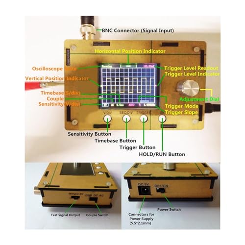 Oscilloscope DSO328 haute précision 1 Msps avec écran LCD pour vos soudures