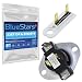 3387134 & 3392519 - Cycling Thermostat & Thermal Fuse Replacement Part by Blue Stars - Exact fit for Whirlpool & Kenmore Dryers