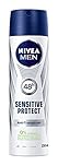 Nivea Men Deodorant Anti-Perspirant Protection 6 x 150 ml Deodorant Spray for Men, Sensitive Protect