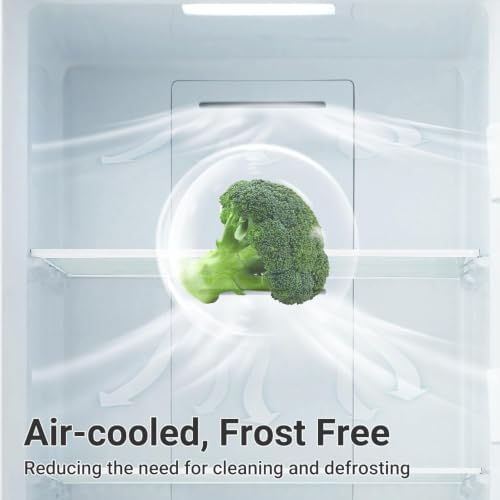 21 cu.ft Upright Freezer, Freezer Upright Frost Free Upright Freezers with LED Display,Stainless Steel Convertible Refrigerator Freezer for Garage,Kitchen Use - 1