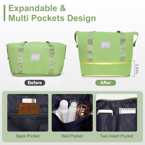 Luggage Sets 5 Piece, Convenient Hardside Hard Shell Travel Luggage with TSA Lock & 360° Spinner Wheels and 3-Step Ergonomic Telescopic Handle Carry on Suitcase Perfect for Extended Vacations4