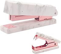 Vista 7 de Juego de grapadoras de oficina, acrílico transparente, color negro, grapadoras manuales ejecutivas y herramienta para quitar grapas para suministros