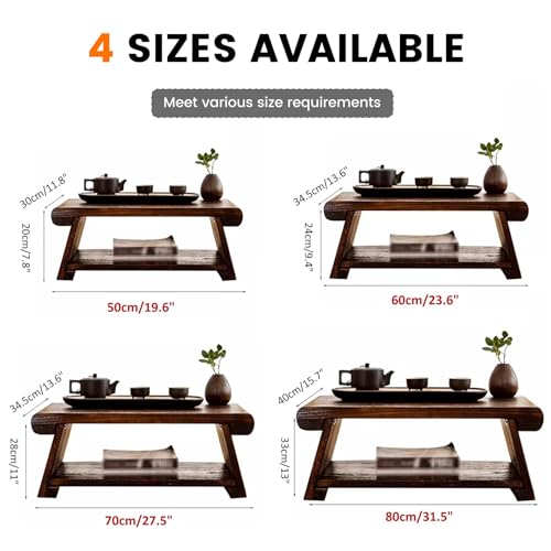 Table de méditation imperméable à pieds épais pour rituel du thé - 2