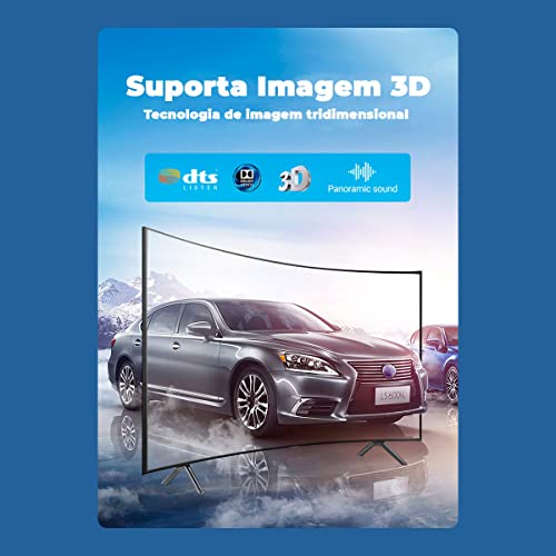 Cabo HDMI 2.1 Fullhd 4K 8K Gamer Video Game Pc 3m Vention