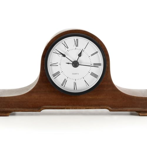 Horloge cadran plastique rétro 70mm : mini insert à quartz de remplacement - 8
