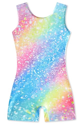 Justaucorps de gymnastique pour fille avec short confortable sans irritation 2-10 ans