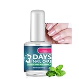 3 Days Nail Care Oil- Nail Care Oil with Keratin Amino Acid Formula, Strong Nail Strengthener for Weak & Damaged Nails, Fast Repair Growth Serum, Daily Nourishing Nail Cuticle Oil, Clear Finish