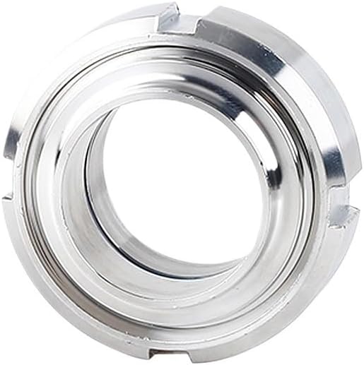 1/2“ 3/4" 1" 1-1/4" 1-1/2" 2" SMS-Type 304 Stainless Steel Union Welded Pipe Fitting Joint Coupling Silicone Gasket(1-1/2")