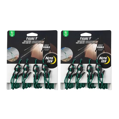 Nite Ize Figure 9 Reflective Tent Line Kit - 2 Count (2 Pack)