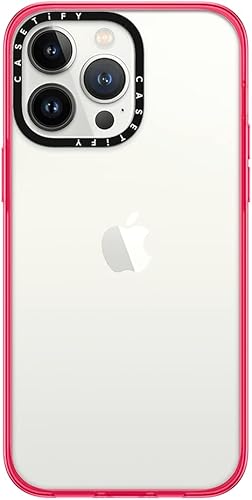 Casetify Funda esencial exclusiva de Tienda para iPhone 14 Pro Max color rosa intenso