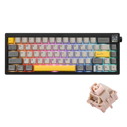 MechLands AK650 65% Gasket Mechanical Keyboard, 3 Modes Wireless