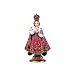 Roman Infant Of Prague With Cross Royal Red Robes 5 x 10 Inch Resin Stone Tabletop Figurine
