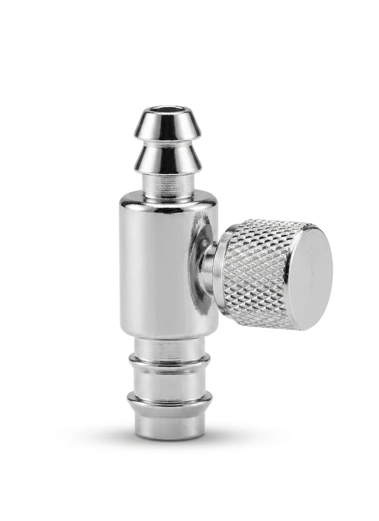 BP CONTROL VALVE PO4 | Chrome Finish, Push-In Fitting, Pneumatic Tool Use, Compact Design, Durable Metal Body-image-45