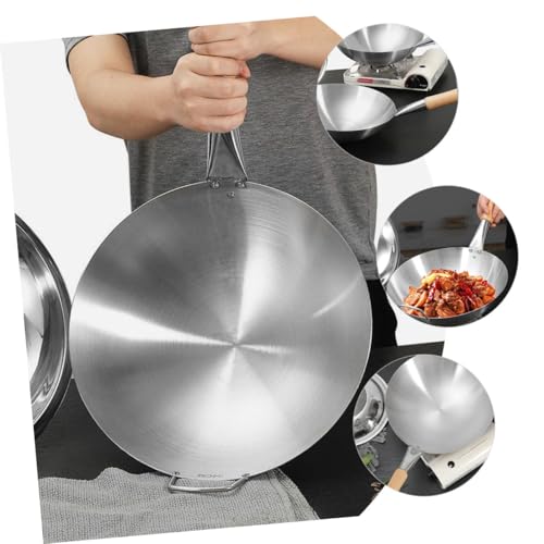 Wok de Acero Inoxidable con Mango de Madera miniatura 6