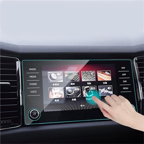 Verre trempé pour Kodiaq et Karoq 2017-2020 film de protection navigation GPS auto