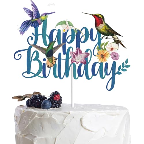 WINPOGEE hummingbird cake topper