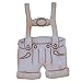 Produktbild Petra's Bastel News 30 x Lederhose aus Holz, 20 mm breit, 2cm