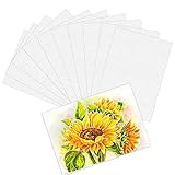 Ajuste perfecto: 11 hojas (8,27 x 5,6) de papel de acuarela individual, el tamaño pequeño y el diseño individual facilitan el viaje. Mientras comprenda cómo funciona el papel celulósico con su medio, apreciará este tamaño y forma inusuales !