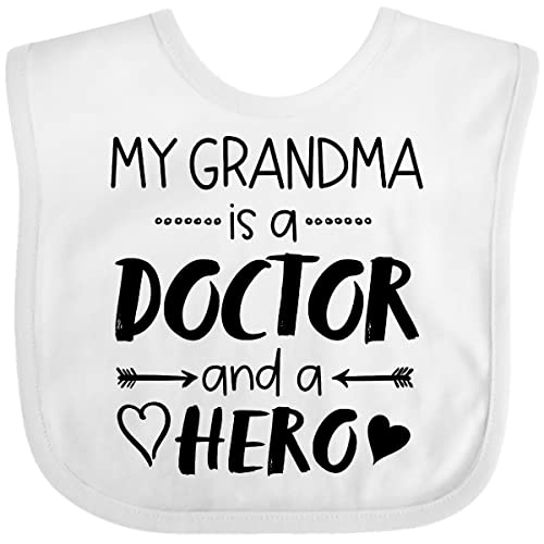 inktastic My Grandma Is a Doctor and a Hero Baby Bib