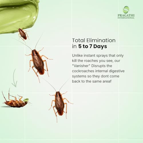 Image of Anti-Cockroach Repellent Paste - 250Gm | Herbal Cockroach And Pest Vanisher | Household Cockroach Pest Control Paste, Gel Form