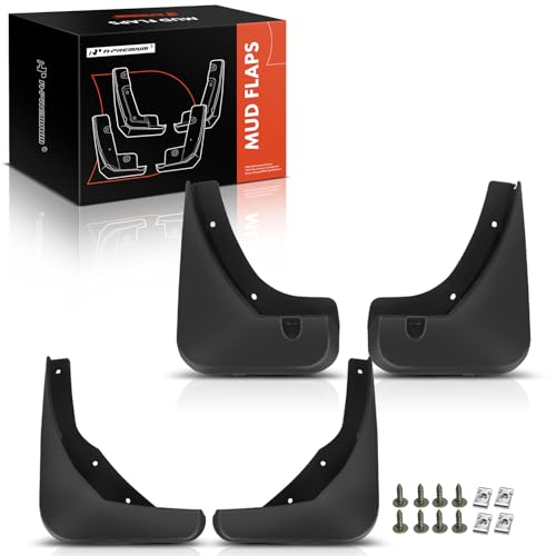 A-Premium Mud Flaps Compatible with Cadillac XTS 2013-2018, No Drilling Required Mud Guards with Hardware Accessories, Set of 4 Front and Rear by A-Premium - Used condition - US$12.92