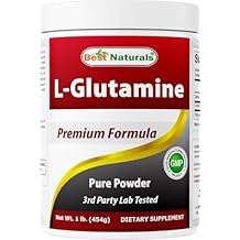 Best Naturals L-Glutamine Powder - 1 Pound - 100% Pure and Free Form - Glutamine Recovery Powder - Clinically Proven Recovery Aid for Men and Women 817716014555