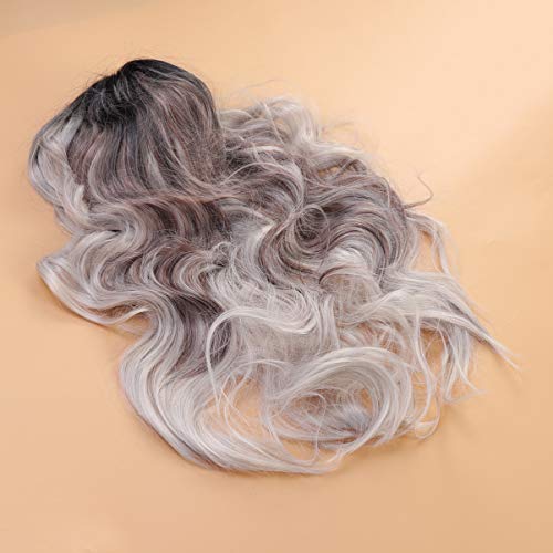 FRCOLOR Perucas Encaracoladas Mulheres Peruca de Cabelo Comprido Cabelo Sintético Loiro Resistente A