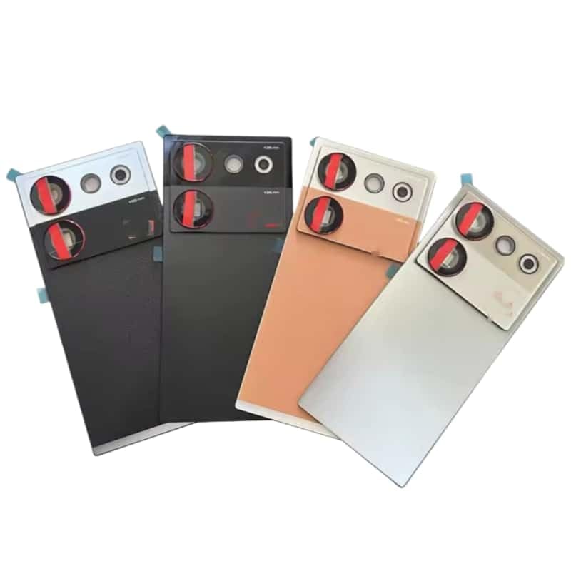 Vitre arrière Nubia Z50 Ultra YOOOKOOO argent de rechange contre les fissures du boîtier