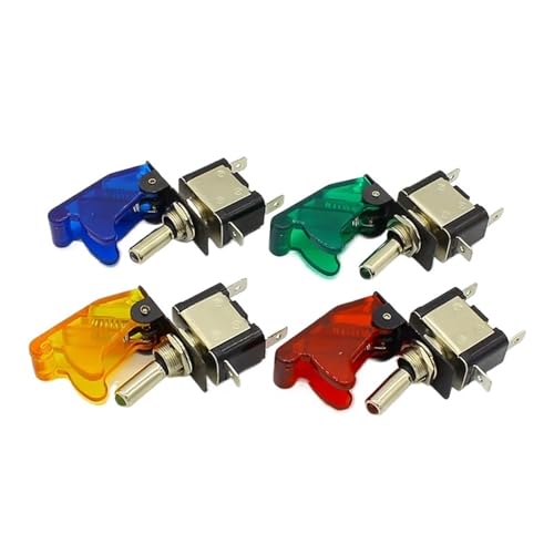Interrupteur à bascule LED 12V 20A vert pour auto et bateau