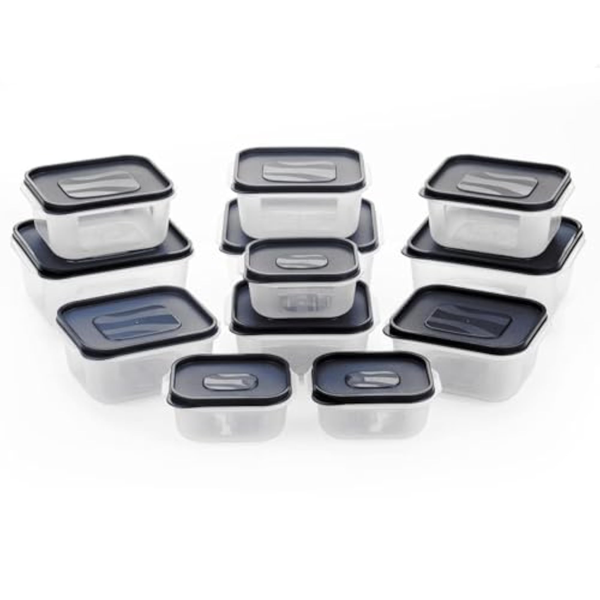 Food Storage Boxes Set of 3, Airtight Kitchen Containers