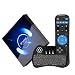 Produktbild Android 10.0 TV Box, QPLOVE Q64G + 32G TV Android Box mit Tastatur, BT 5.0 Quad-Core H616 64 Bits, WiFi Double 2,4 G / 5 GHz, LAN 100M, 6K Smart TV Box