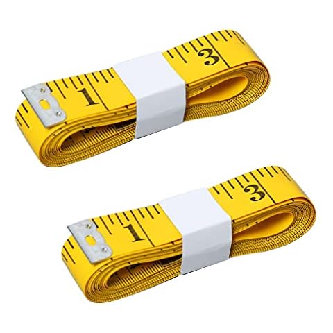 VUIUYOIES 2pcs Body Measuring Ruler Tape Soft Woodworking Tool Mini Multi-function Cover
