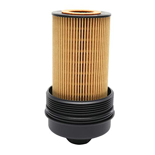 Ifjf Ec781 Oil Filter Cap And Fl2016 Oil Filter Replacement For 2003-2007 6.0L 2008-2010 6.4L Powerstroke F250 F350 F450 F550 Super Duty 2003-2005 Excursion 1840754C91 3C3Z-6766-Ca 3C3Z6731Aa #TOP5