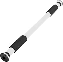 SPORTINATOR® Pull-up bar for clamping in the door frame, for your home gym. Length 60-102 cm, compact, safe and quick without drilling, load up to 150 kg