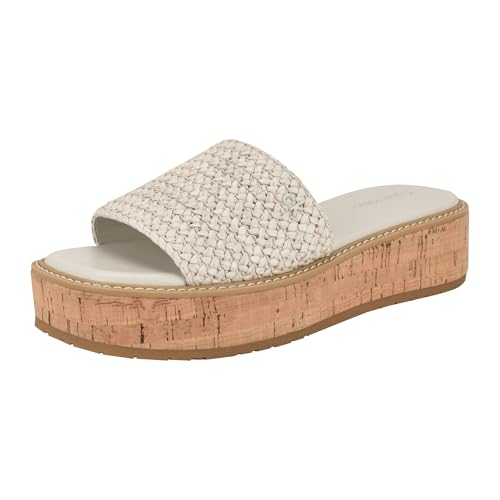 Calvin Klein Arzelia sandale femme nu-pieds noirs plats et chics de marque