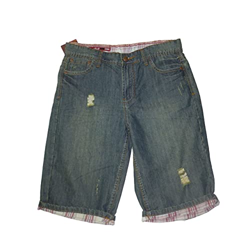 Pantalones cortos vaqueros de niño azul 16 años para solucionar el look diario juvenil
